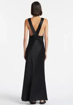Sir the Label Aries Cut Out Gown Black Size 8 for rent on The Volte - image 2