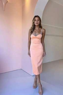 Manning Cartell High Exposure Balconette Dress Melon Size 6 for rent on The Volte - image 2