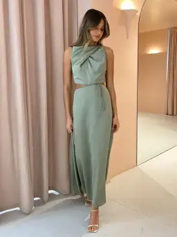 One Fell Swoop Bijoux Maxi In Serpent Green Size AU 8