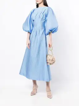 Rachel Gilbert Emiko Dress Blue Size XL /AU 14