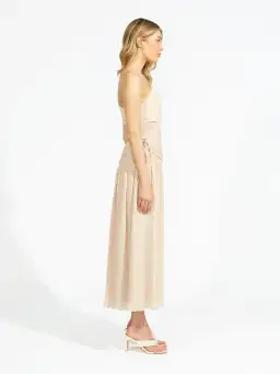 Alice McCall Chai Latte Lolita Midi Dress Beige Size 10 /AU 14 for rent on The Volte - image 3