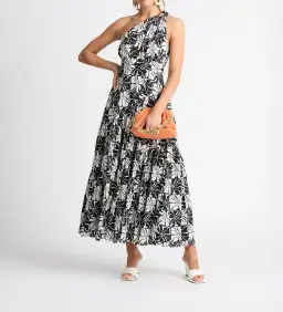 Sheike Magnolia Maxi Dress Black/White Size 10 / M for rent on The Volte - image 1