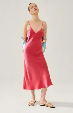 Silk Laundry 90s Slip Dress in Lemuria Size XS / Au 6 for rent on The Volte - image 1