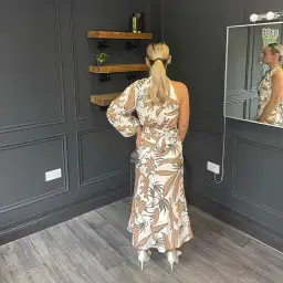 Sheike Cali Jungle Dress White Size AU 10 for rent on The Volte - image 3