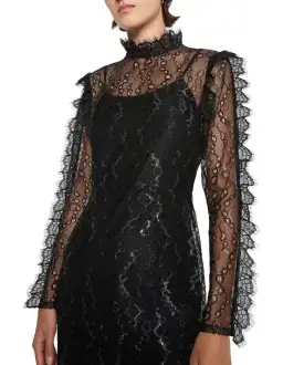 Sass & Bide Another Night Mini Dress Black Size AU 12 