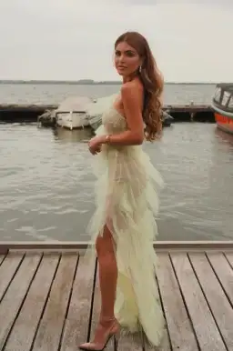 The Bar Henri Gown Pistachio Green Size 8 for rent on The Volte - image 3