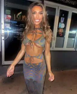 With Jean Paloma Dress Print Size 10 for rent on The Volte - image 1