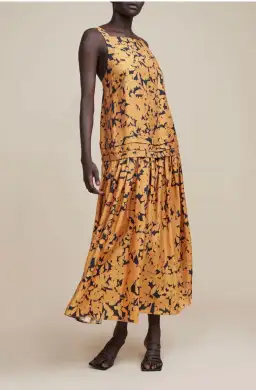 Acler Astoria maxi dress Orange Size 8 for rent on The Volte - image 3