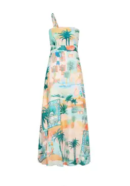 Kate Ford Palo Verde Braid Shoulder Dress Sierra Size 2/AU 10 for rent on The Volte - image 5