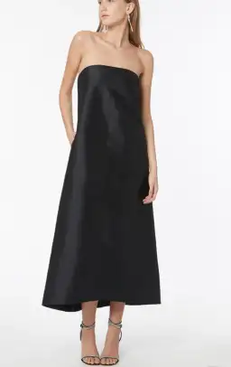Manning Cartell Kinetic Abstractions Midi Dress in Black Size 6 for rent on The Volte - image 1