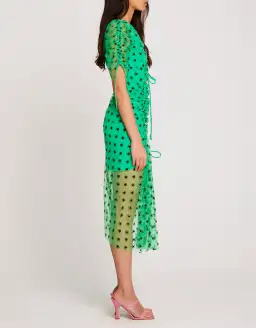 Alice McCall Stardust Midi Dress Green Size 8 / S for rent on The Volte - image 2
