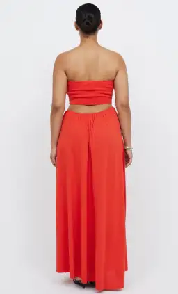 Bec & Bridge Miranda Knit Dress Fire Orange Size 8  for rent on The Volte - image 5