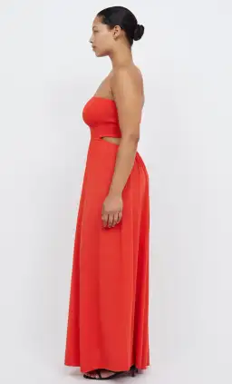 Bec & Bridge Miranda Knit Dress Fire Orange Size 8  for rent on The Volte - image 4