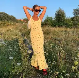 Realisation Par Allegra Dress in Verona Yellow Size S / AU 8 for rent on The Volte - image 1