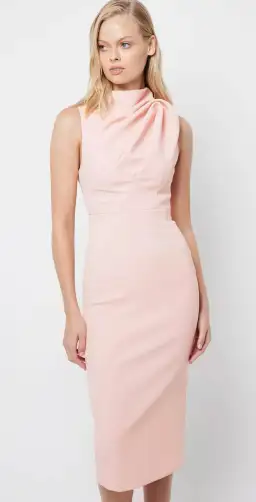 Mossman The Edge Of Glory Midi Dress Blush Size 6 for rent on The Volte - image 2