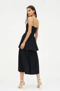 Manning Cartell Girl On Film Midi Dress Black Size 6 for rent on The Volte - image 2