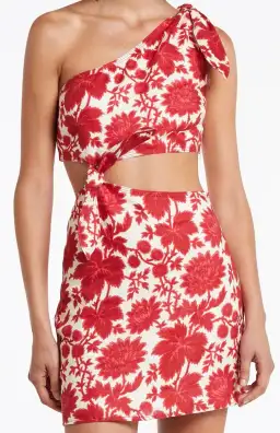 Sir the Label Cinta Cut Out Mini Dress Floral Size 8 for rent on The Volte - image 2