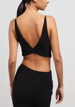 Bec & Bridge Scout Cut Out Midi Dress Black Size AU 6