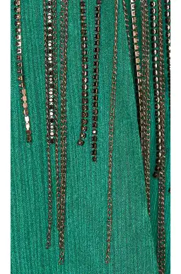 Bronx and Banco Carmen Gown Emerald Size XS / AU 6 for rent on The Volte - image 4