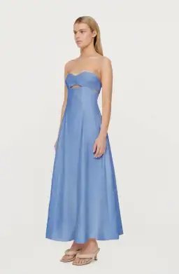 Clea Florence Stitch Dress Marina Blue Size S / Au 8-10 for rent on The Volte - image 5