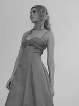 Clea Florence Stitch Dress Marina Blue Size S / Au 8-10 for rent on The Volte - image 7