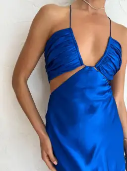 Ginia Blue Marnie Dress Blue Size M / AU 10 for rent on The Volte - image 2