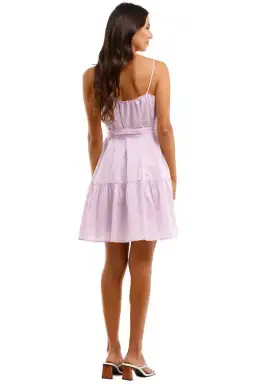 Country Road Mauve Shoestring Mini Dress Purple Size AU 10 for rent on The Volte - image 2