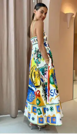 Alemais Soleil Sundress Multi Size 8 for rent on The Volte - image 3