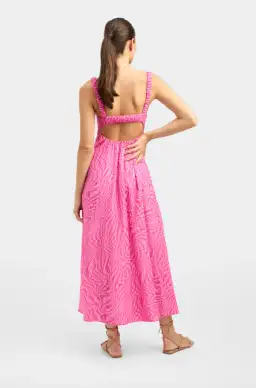 Kookai Athena Strap Dress Pink Size 8 for rent on The Volte - image 3