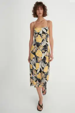 Hansen and Gretel Paloma Midi Dress Print Size M/AU 10 for rent on The Volte - image 1