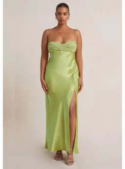 Bec & Bridge Julieta Maxi Dress Green Size AU 6  for rent on The Volte - image 1