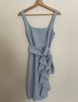 Shona Joy Georgie Tank Mini W. Frill Dree Powder Blue Size AU 12 for rent on The Volte - image 5