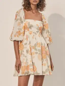 Kivari Blake Mini Floral White Size AU 14 for rent on The Volte - image 1