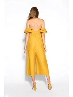 Sheike Jumpsuit Yellow Size AU 16 for rent on The Volte - image 2