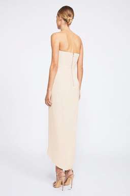 Shona Joy Nude Core 'U' Bustier Draped Dress Ballet for rent on The Volte - image 3