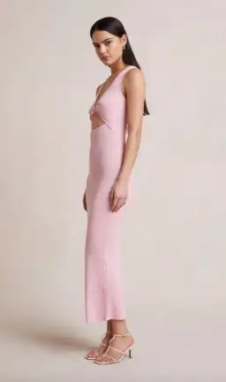 BEC & BRIDGE CANDY PINK RIVIERA MIDI DRESS - SIZE 10 AU/6 US (RRP $260) for rent on The Volte - image 3