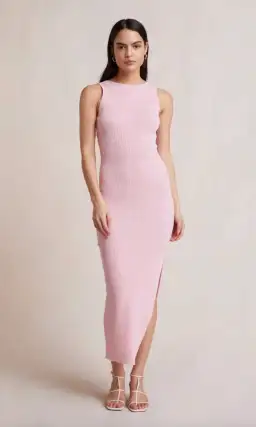 Bec & Bridge Candy Pink Riviera Midi Dress Pink Size 8 / AU 12 for rent on The Volte - image 2