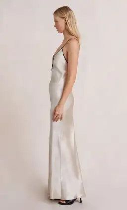 BEC & BRIDGE SAND KARA KEYHOLE DRESS - SIZE 10 AU/6 US (RRP $280) for rent on The Volte - image 2