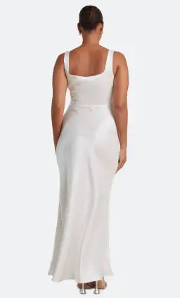 Bec & Bridge Dreamer Square Neck Dress Ivory Size US 6 / AU 10 for rent on The Volte - image 2