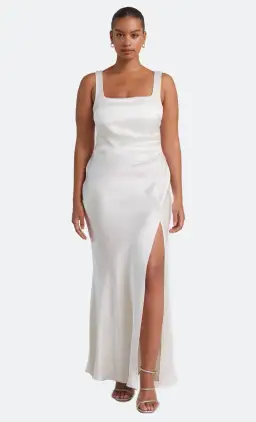 Bec & Bridge Dreamer Square Neck Dress Ivory Size US 6 / AU 10 for rent on The Volte - image 3