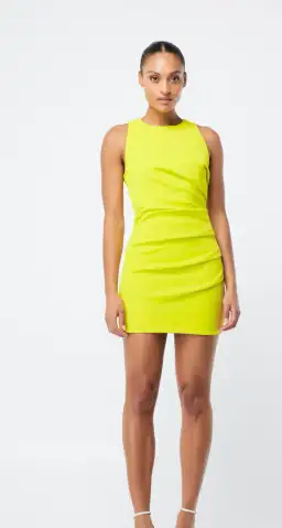 Mossman Unveil Mini Dress Citrus Size AU 10 for rent on The Volte - image 2