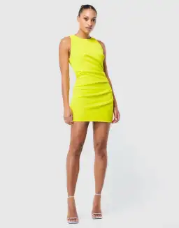 Mossman Unveil Mini Dress Citrus Size AU 10 for rent on The Volte - image 1