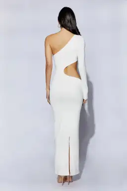 Meshki Joyce One Shoulder Cut Out Midi Dress Size Medium / AU 10 for rent on The Volte - image 3