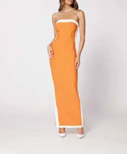 Bianca and Bridgett Ashley Dress Orange Size 6 / XS for rent on The Volte - image 1