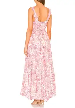 Hemant & Nandita Suki maxi dress pink size 12 for rent on The Volte - image 3