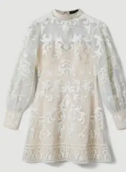 Lydia Millen Baroque Applique mini dress size 12 for rent on The Volte - image 2