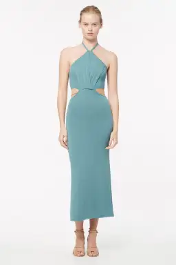 Manning Cartell Limitless Knit Chain Dress Blu Oxide Size S/Au 8 for rent on The Volte - image 1