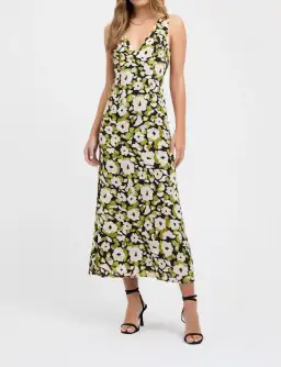 Kookai Paula Midi Dress Floral Size 40 / Au 12