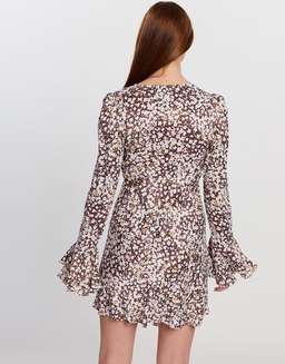 Shona Joy Frill Cuff Bias Mini Dress Size 6  for rent on The Volte - image 3