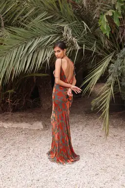 Rat & Boa Vienna Dress Print Size S/Au 8  for rent on The Volte - image 2